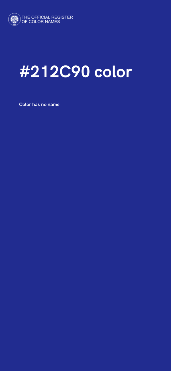 #212C90 color image