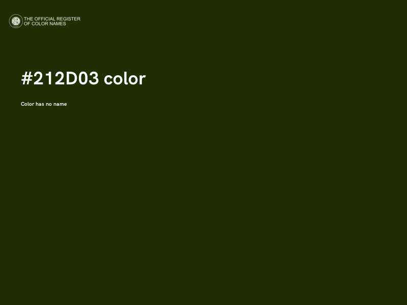 #212D03 color image