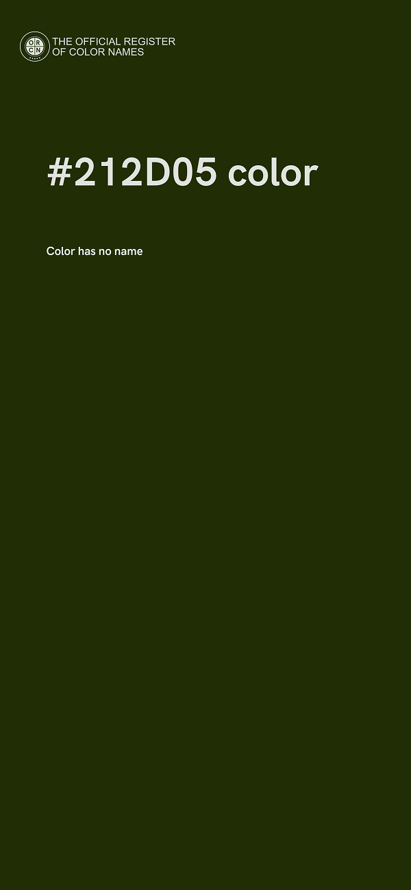 #212D05 color image