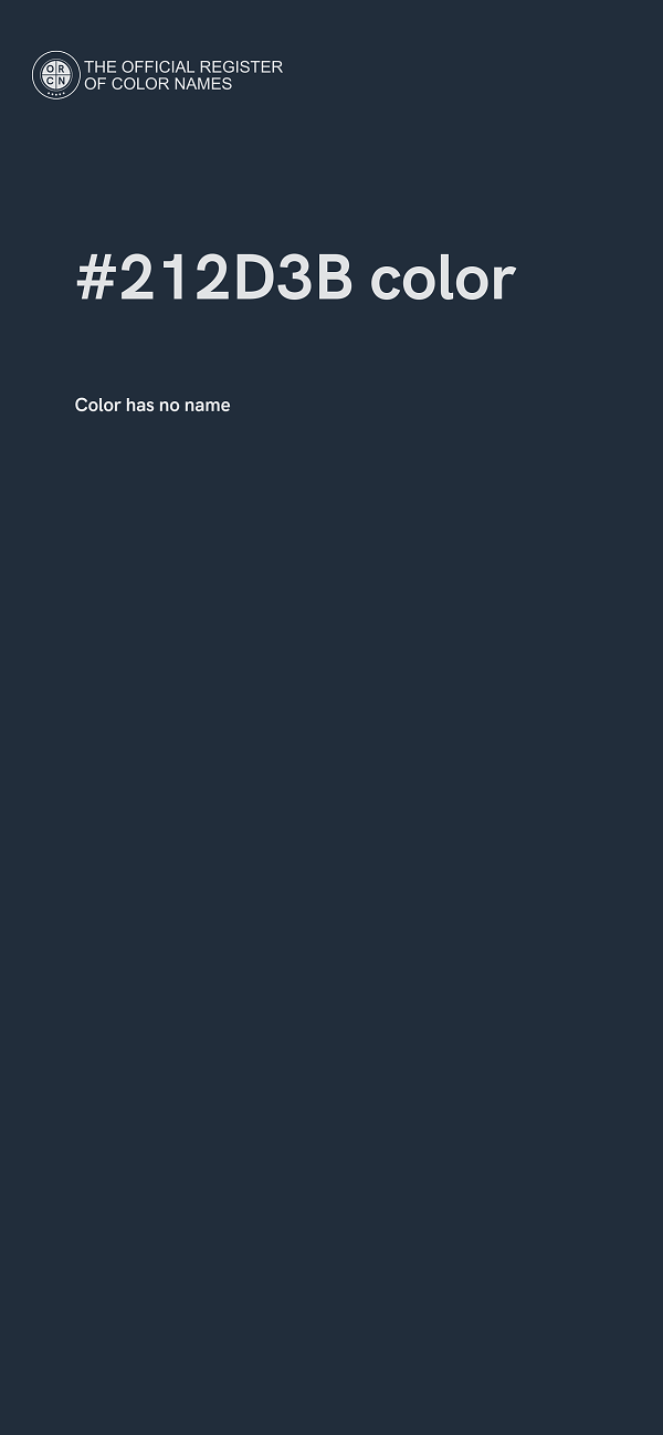 #212D3B color image
