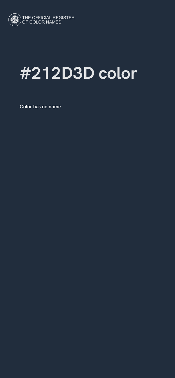 #212D3D color image