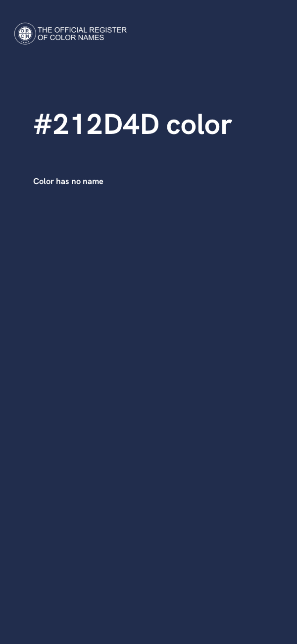 #212D4D color image