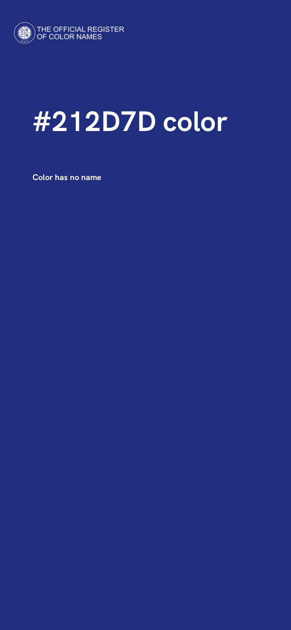 #212D7D color image