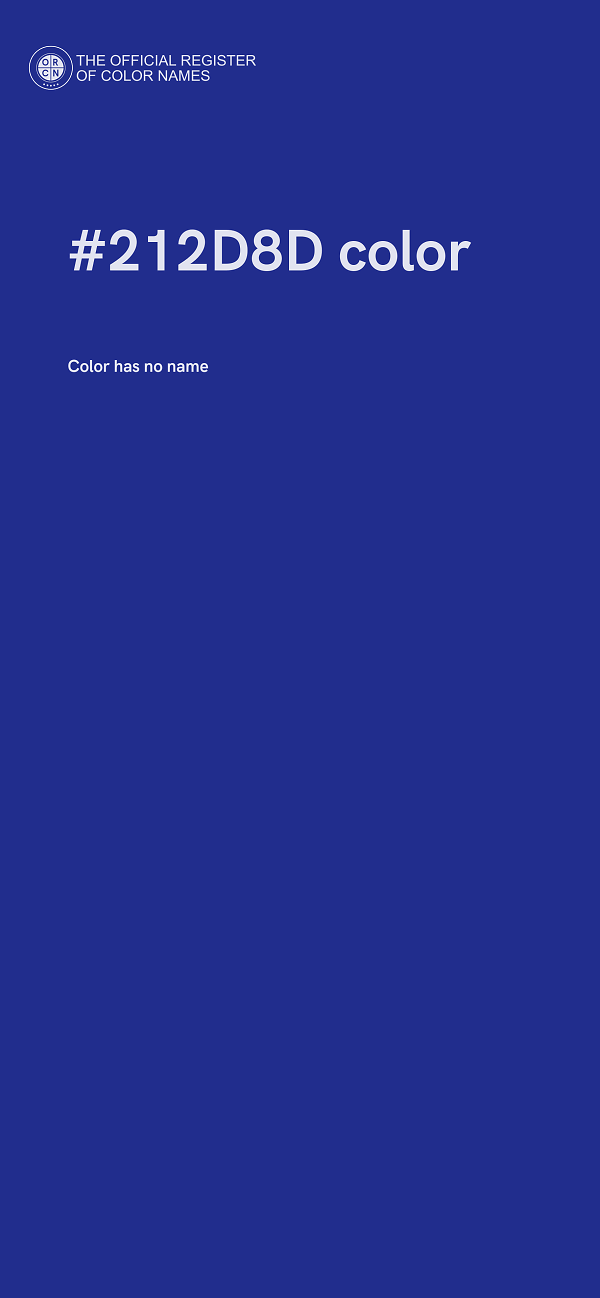 #212D8D color image