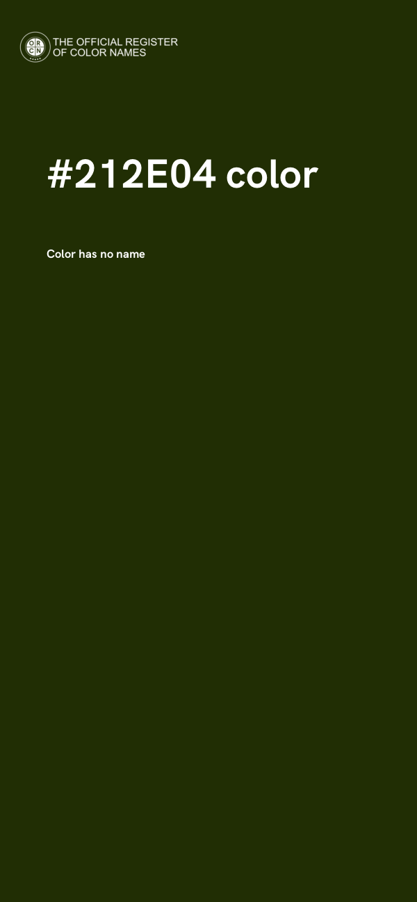 #212E04 color image