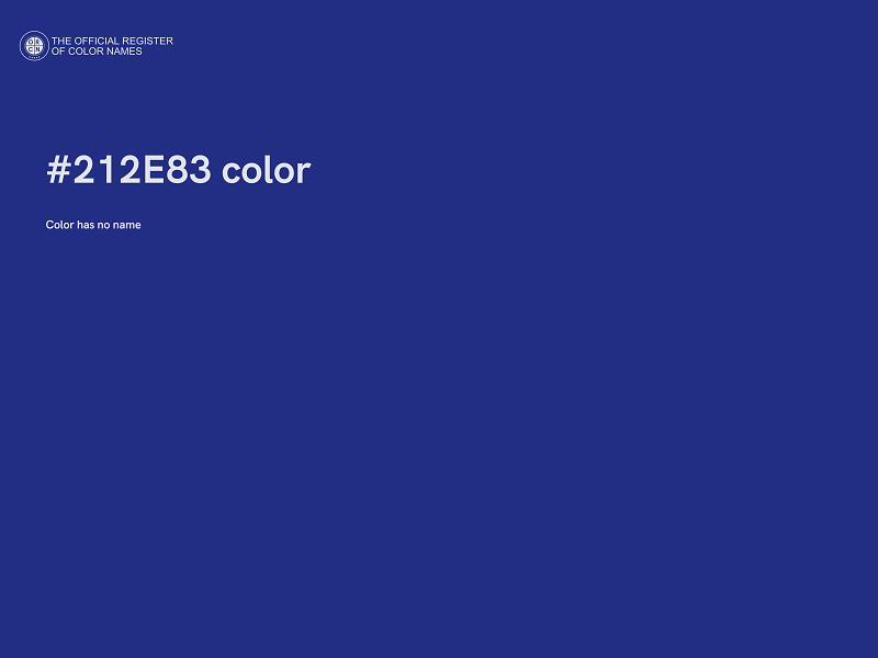 #212E83 color image