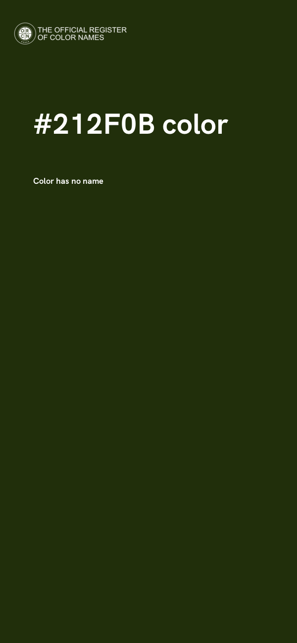 #212F0B color image