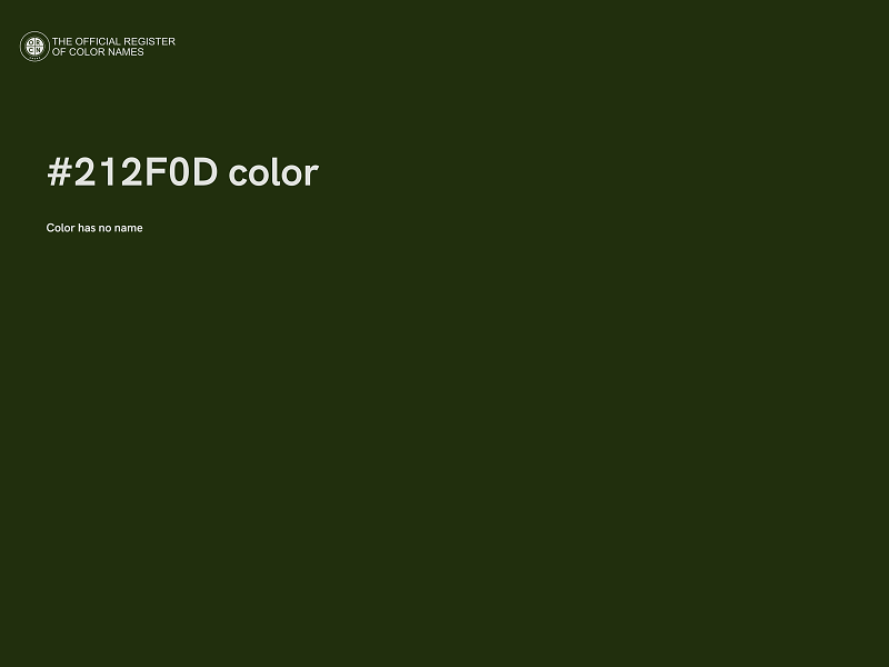 #212F0D color image