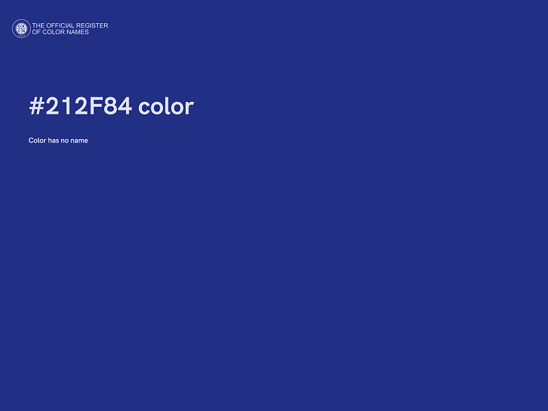 #212F84 color image