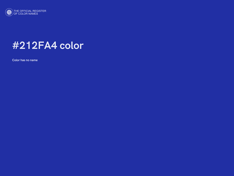 #212FA4 color image