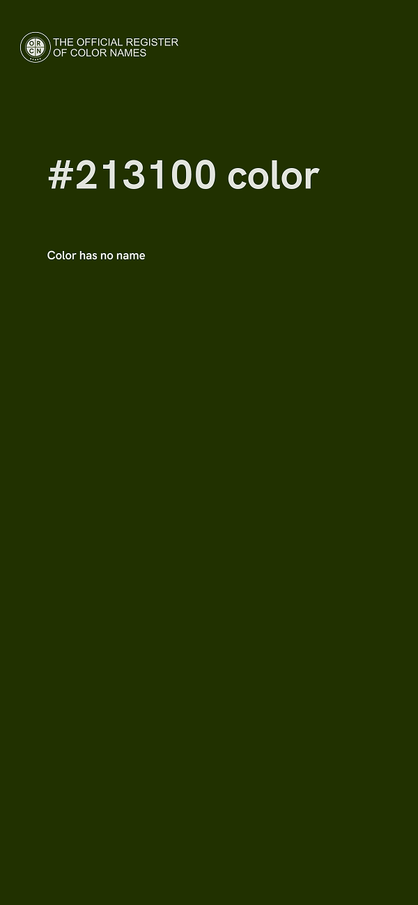 #213100 color image