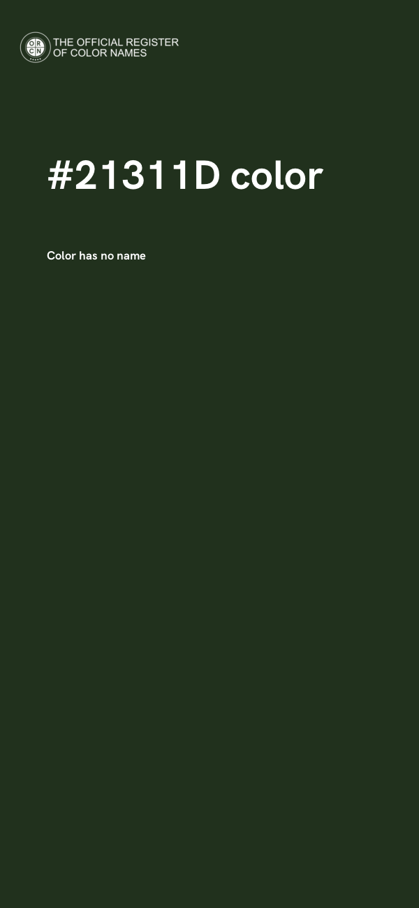 #21311D color image