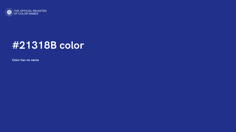 #21318B color image