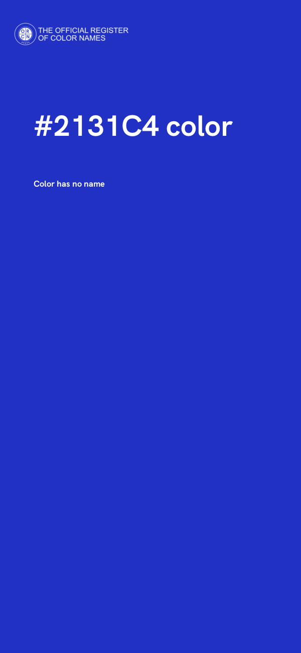 #2131C4 color image