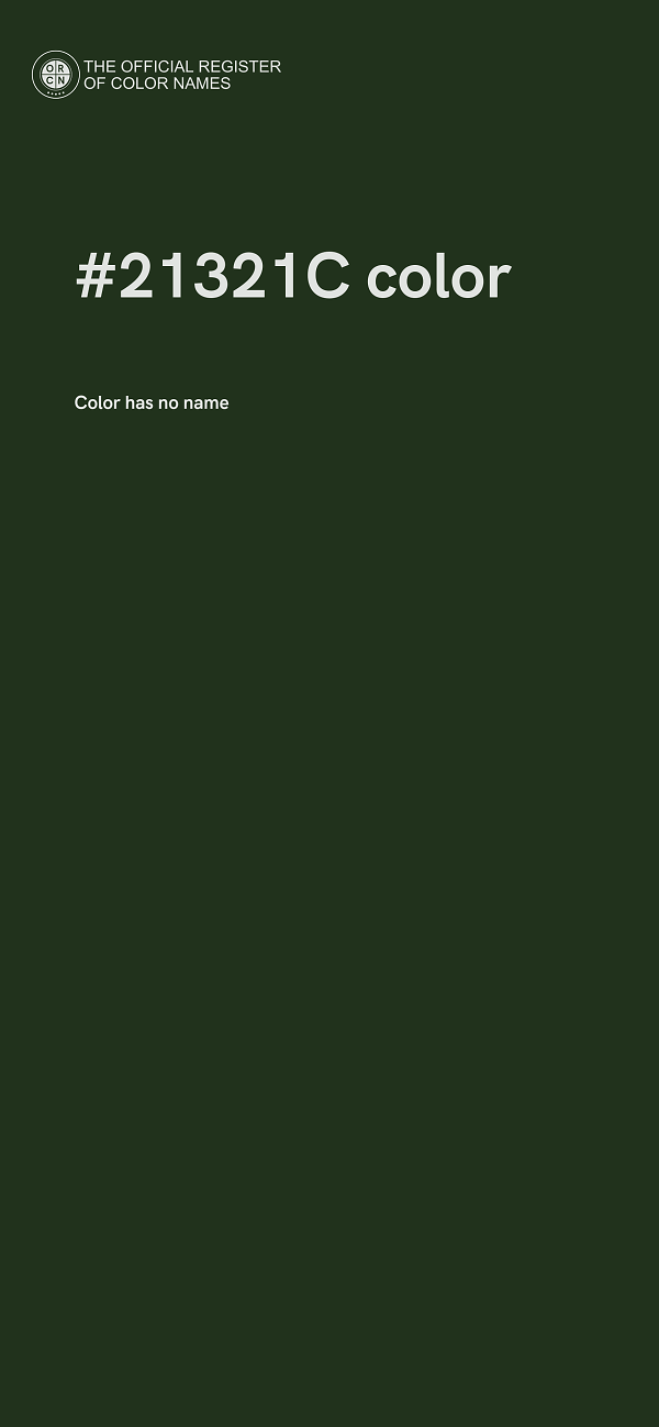#21321C color image