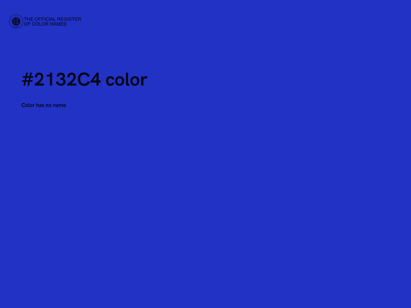 #2132C4 color image