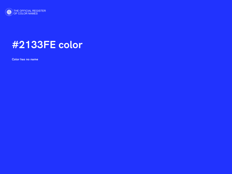 #2133FE color image