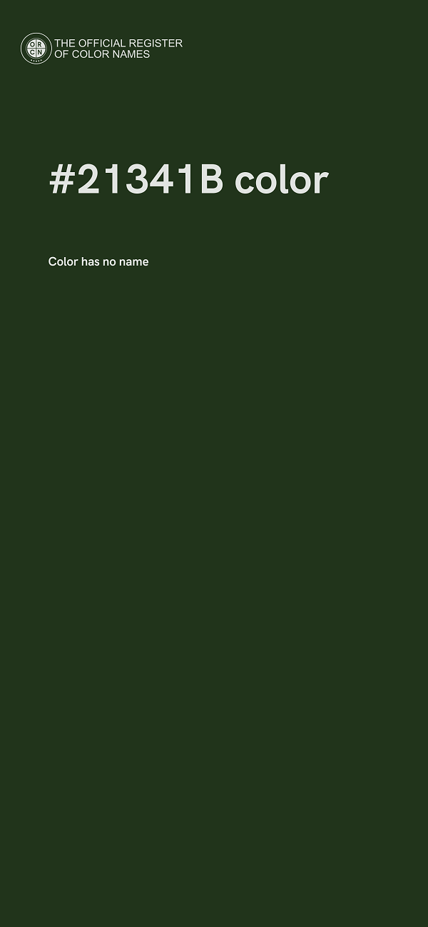 #21341B color image
