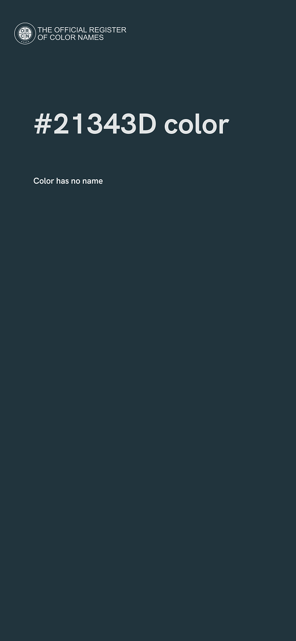 #21343D color image