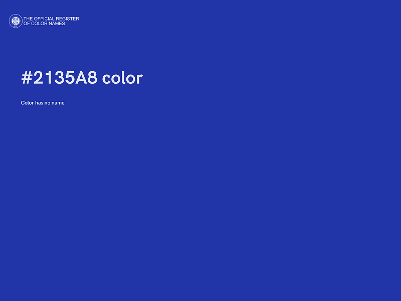 #2135A8 color image