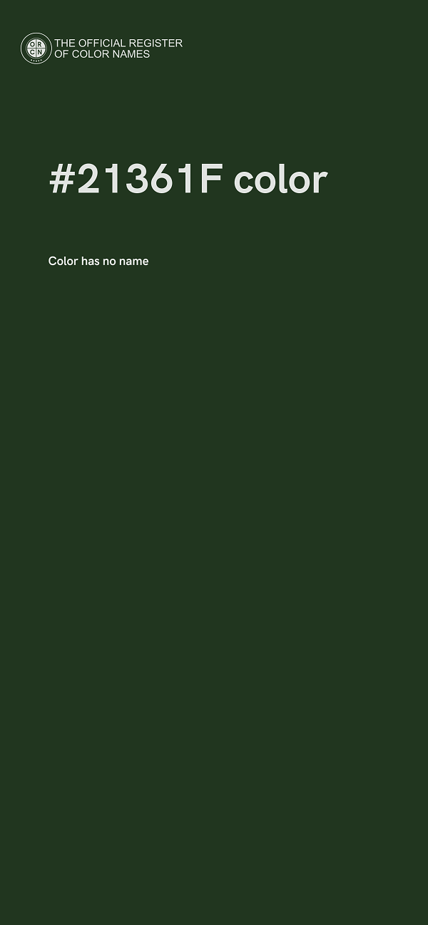 #21361F color image