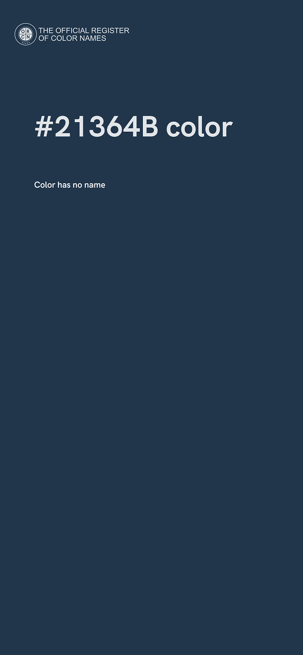 #21364B color image