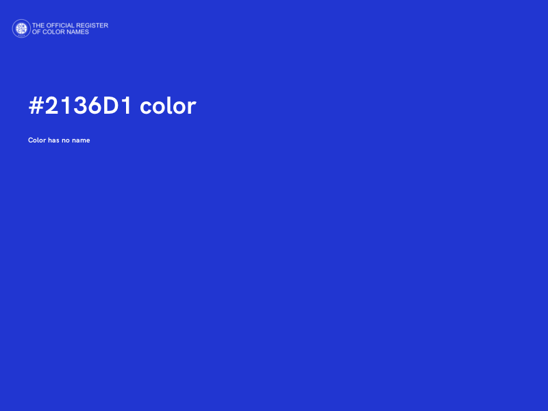 #2136D1 color image