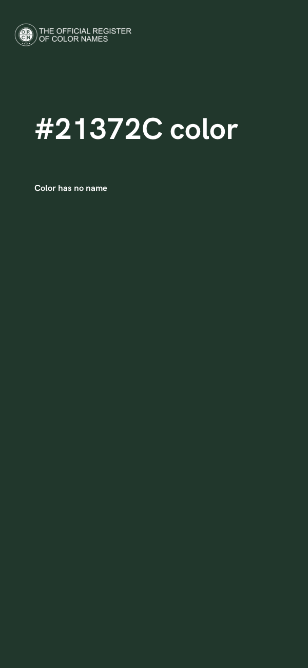 #21372C color image