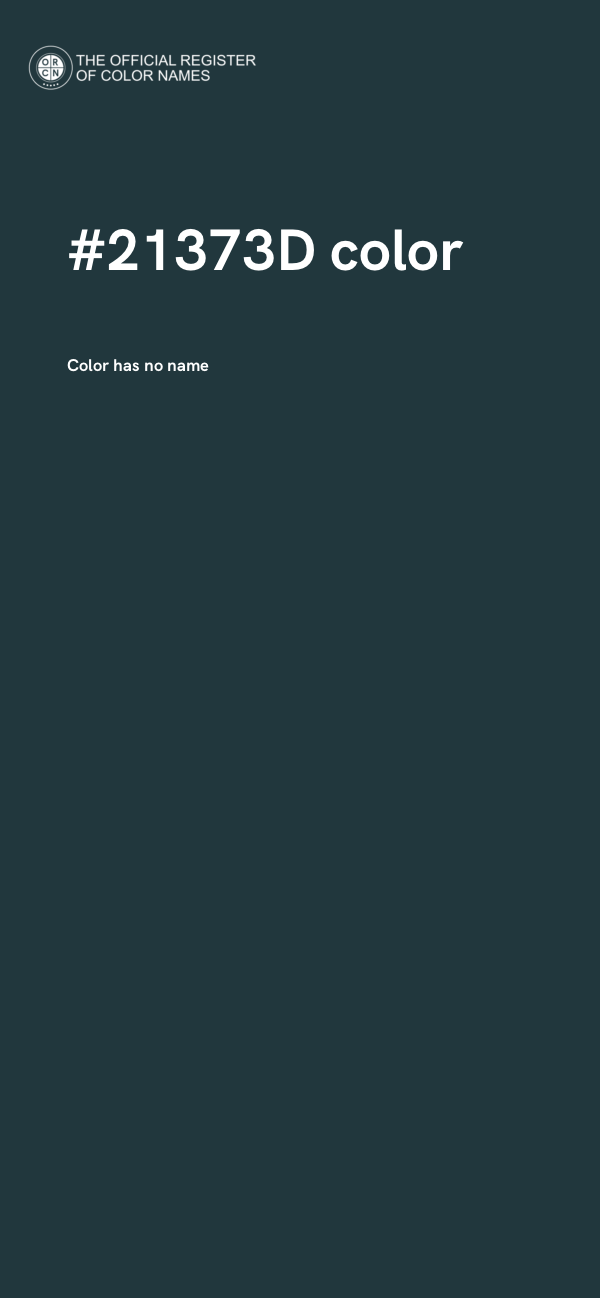 #21373D color image