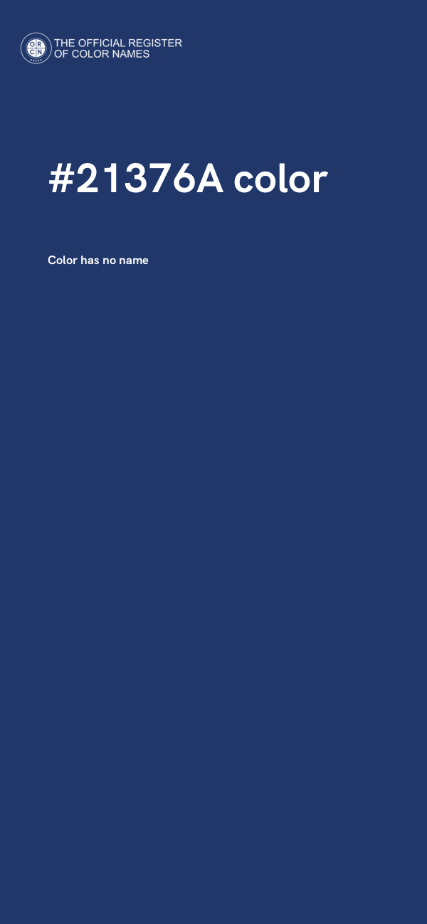 #21376A color image