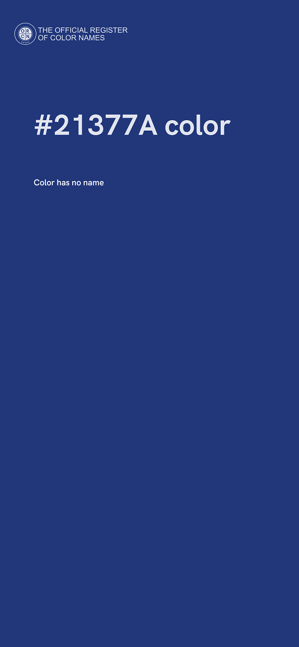 #21377A color image