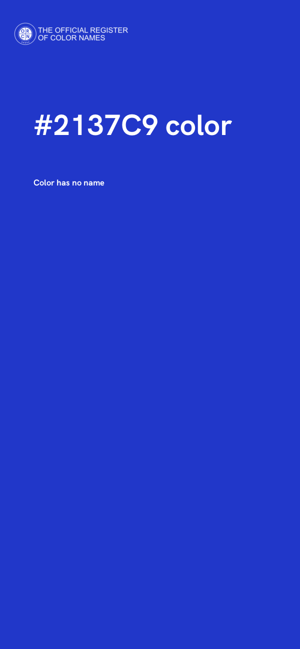 #2137C9 color image