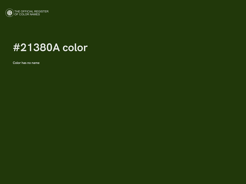 #21380A color image