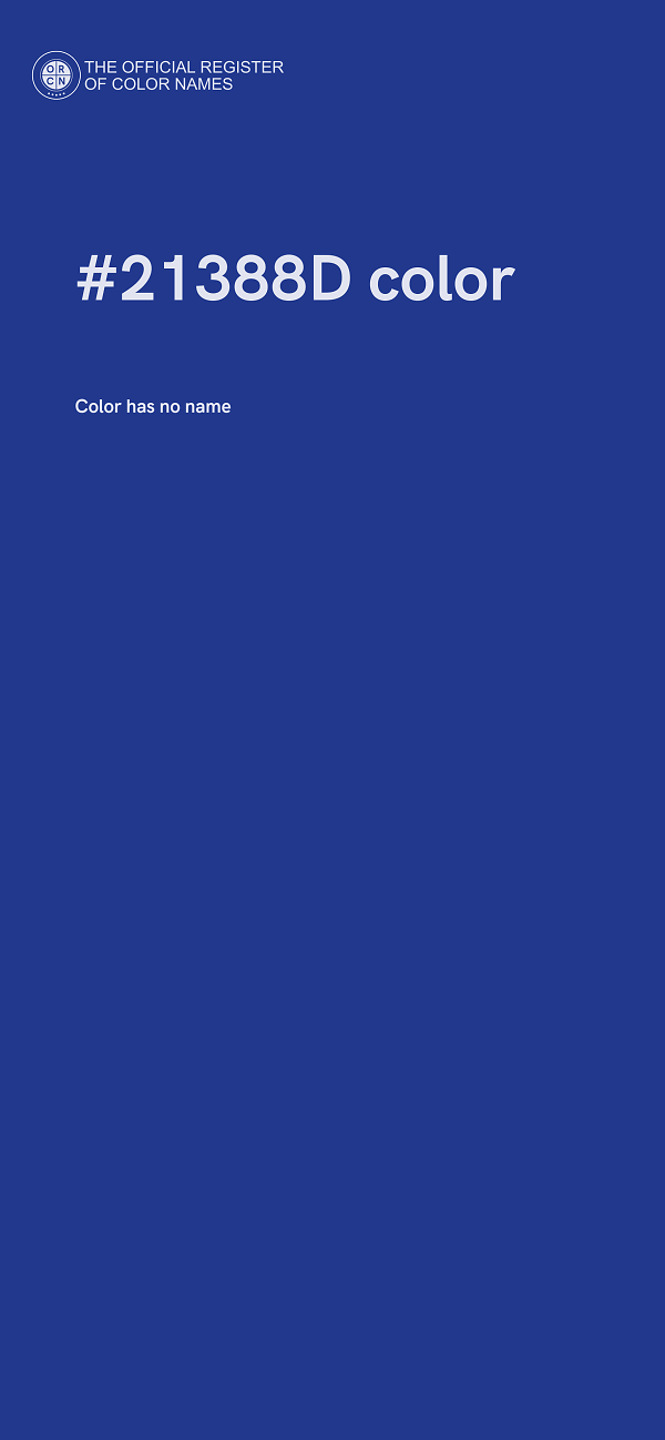 #21388D color image