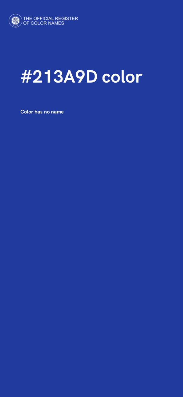 #213A9D color image