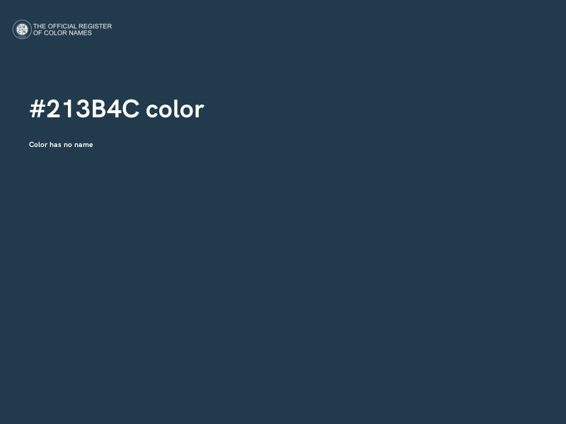 #213B4C color image