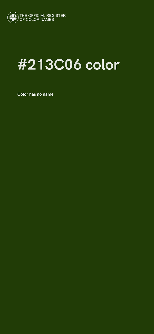 #213C06 color image