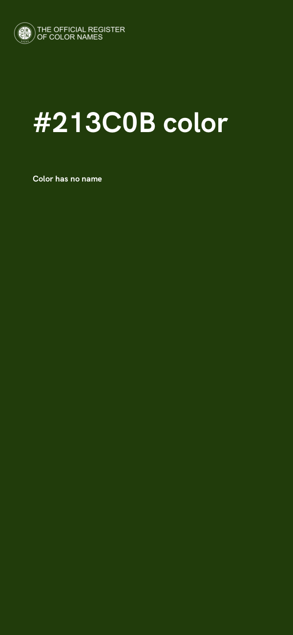 #213C0B color image