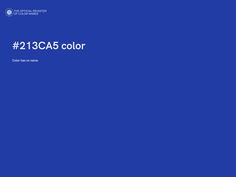 #213CA5 color image