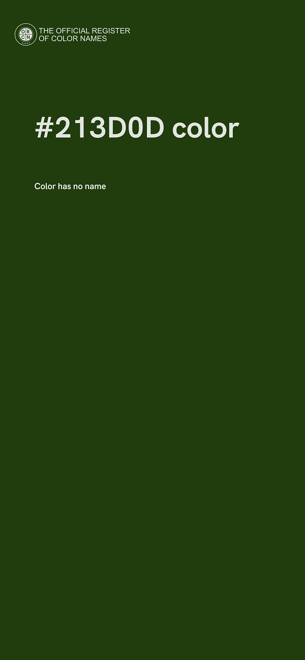 #213D0D color image