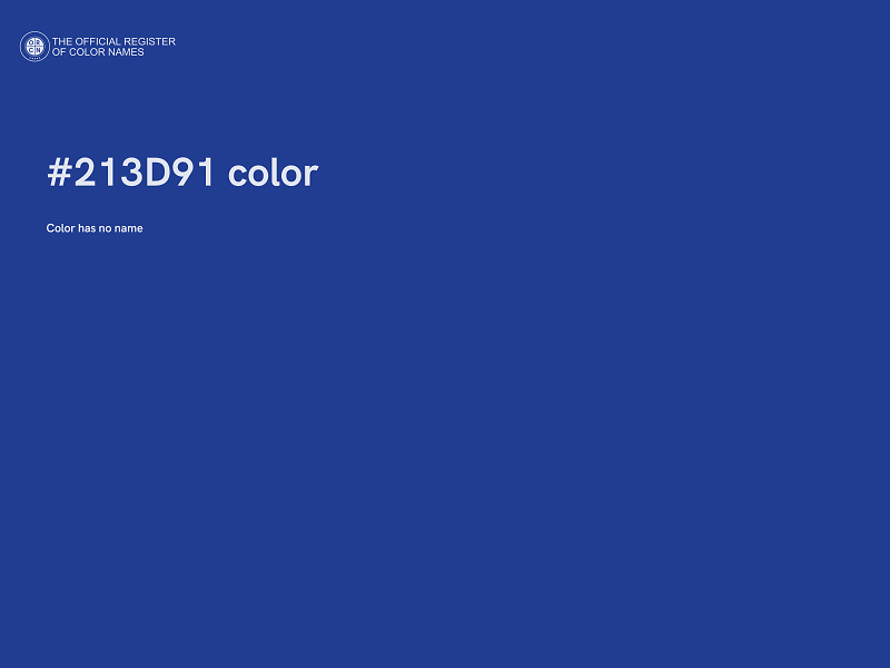 #213D91 color image