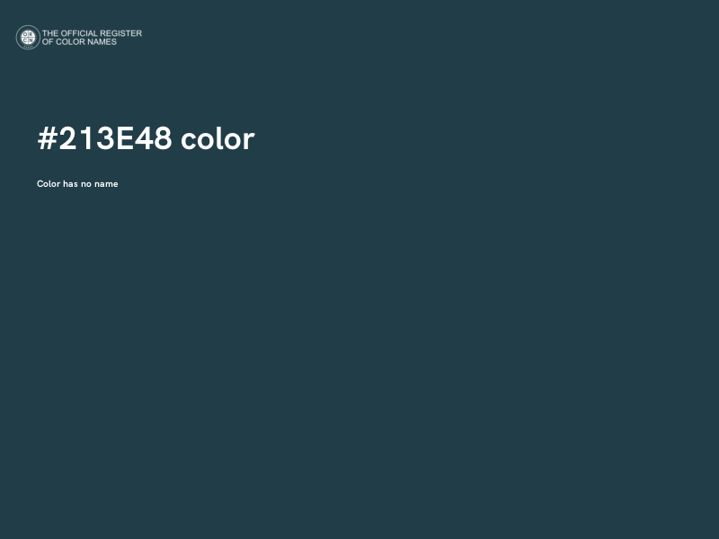 #213E48 color image