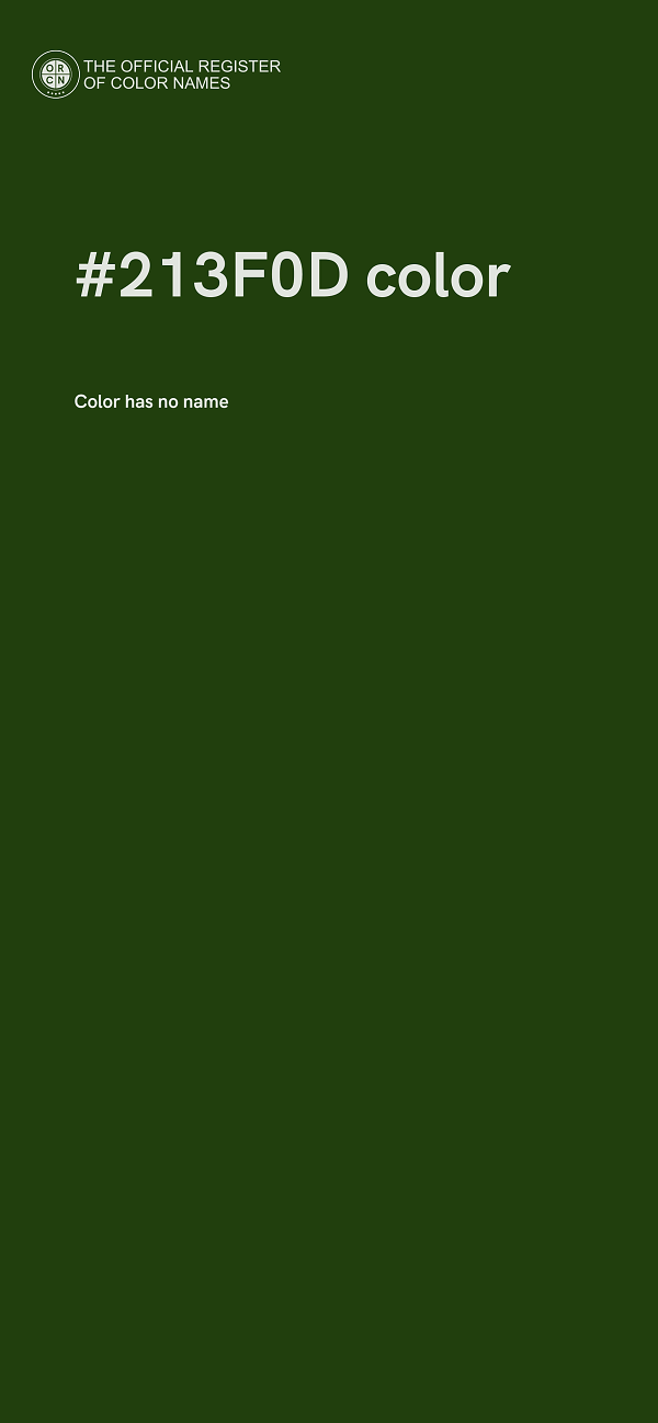 #213F0D color image