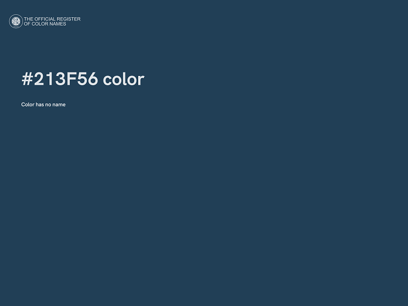 #213F56 color image