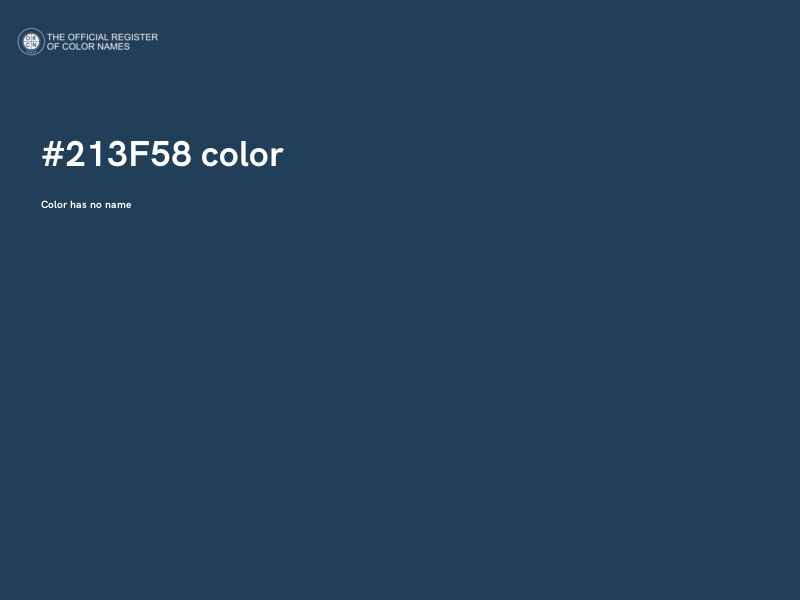 #213F58 color image