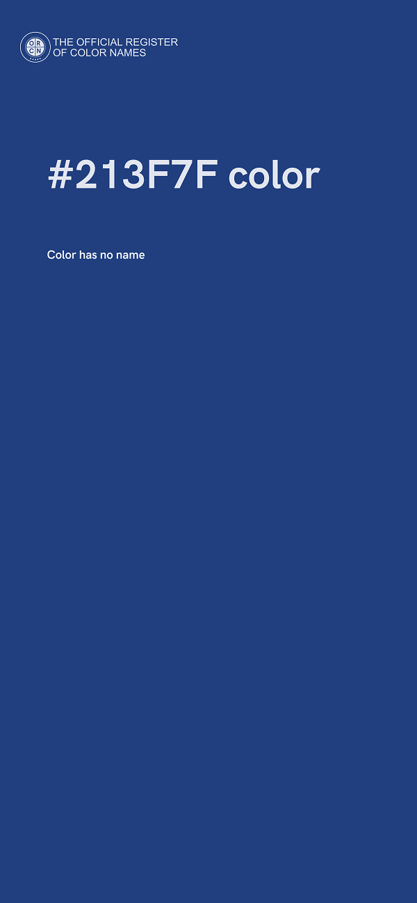 #213F7F color image
