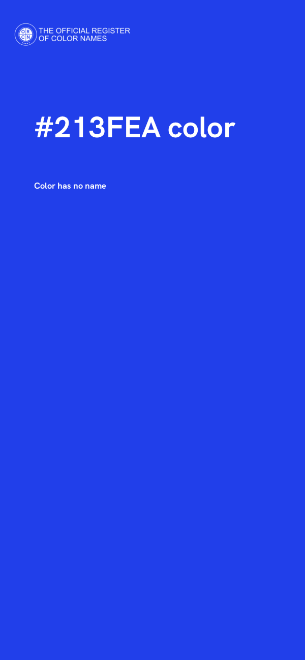 #213FEA color image