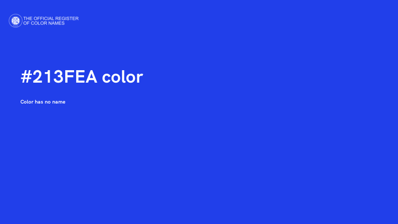 #213FEA color image