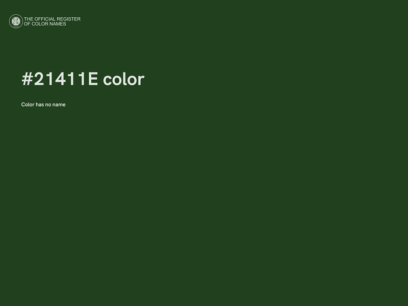 #21411E color image