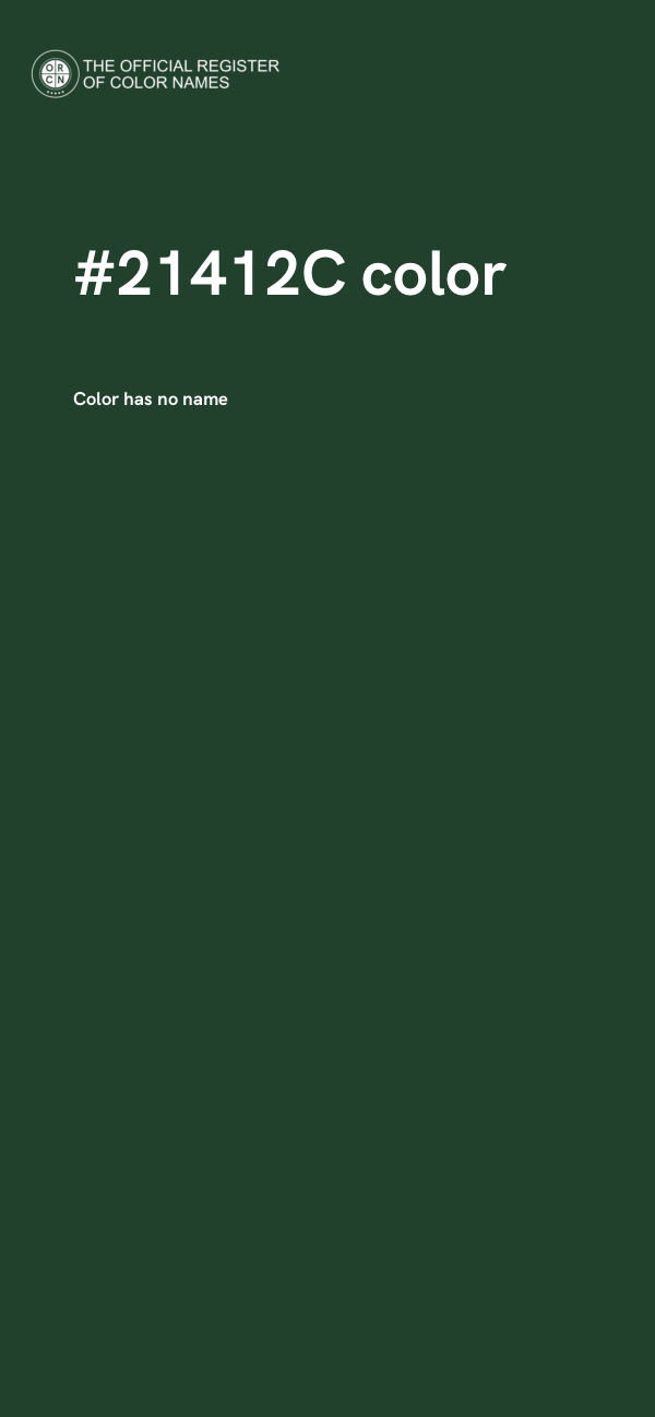 #21412C color image